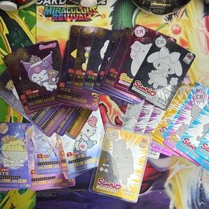 Sanrio Colorful Character Card Collection CR,UR and 1 SLP